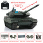 Henglong 1/16 TK7.0 German Leopard2A6 RTR RC Tank Model 3889 IR BB Smoke Barrel Recoil 360 Degrees Turret Metal Tracks Sprockets Idlers Road Wheels Gearbox