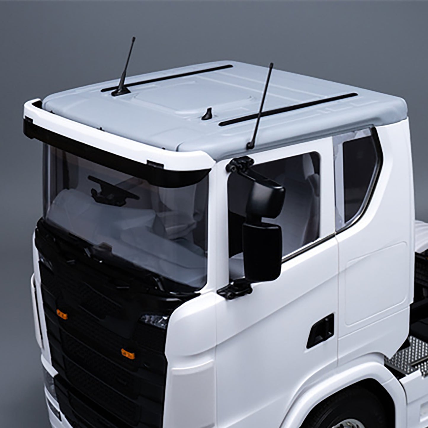 Kunststoff Low-top Dach Shell für 1/14 Tamiya DIY 770S Radio Control Traktor Lkw 56371 56368