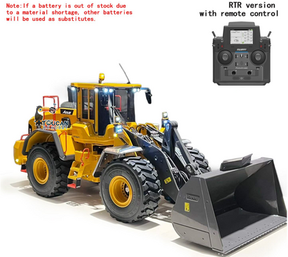TOUCAN RC HOBBY LESU L220H Deposit New Product ! A0013 1/14 Wheeled Hydraulic Loader KIT PNP RTR PL18EV LITE Controller
