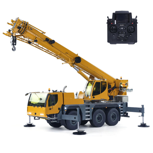 Vorbestellung NEU Eyewhale D1050 Metall 1/14 RC Hydraulischer Mobilkran LKW All Terrain Vehicle 3 Achsen Funkgesteuertes Hebezeugmodell Paladin PL18EV