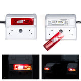 5V LED Kunststoff Rücklicht Warnleuchte Fließendes Wasser Licht für DIY TAMIYA 1/14 RC Traktor Lkw 770S 56368 56371 R470 R620 Auto