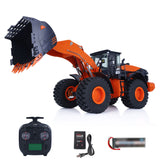 1/14 JDM 198 RC Hydraulic Loader RTR ZW370 Construction Vehicles Painted Model W/ Sound & Light Systems ESC Motor Servo Battery