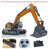 Metal 1/14 Scale RC Hydraulic Digger of Radio Control Excavator 945 Painted Truck Model W/ Light Motor Servo ESC