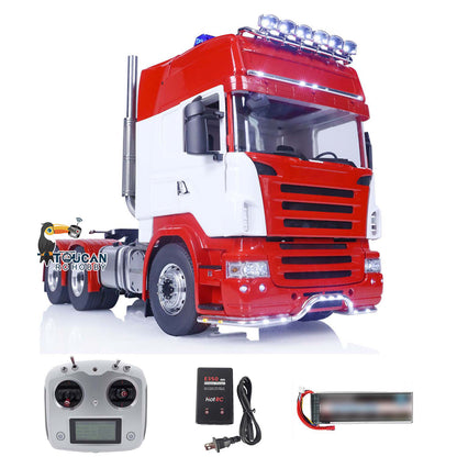 TOUCAN RC HOBBY Painted 1/14 RC Car RTR Remote Control Tractor Truck 6X6 Metal Chassis Sounds Light System