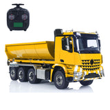 8X8 1/14 Hydraulischer RC Vollkipper Metall Fernbedienung Roll On Off Kipper BZ 3363 Automodell Sounds Lichter FlySky ST8 Radio