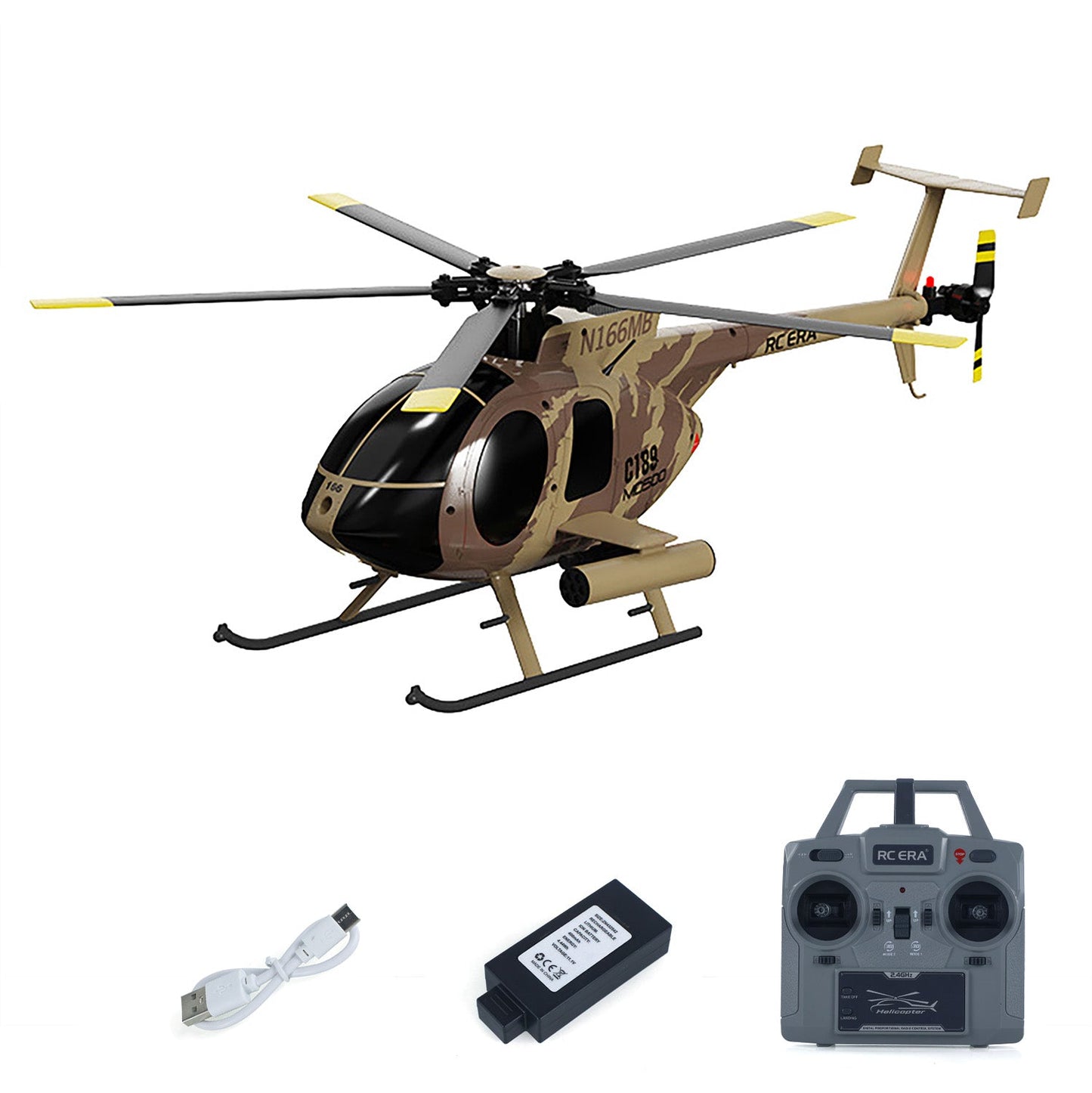 Kunststoff 1/28 RC ERA Fernbedienung Hubschrauber C189 Dual Brushless Motoren Metall Servo Aileronless Design Modell Spielzeug Geschenk für Erwachsene