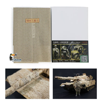 IN Stock Plastic High Density Camouflage Net for HengLong 1/16 3908 RC Tank Tiger I Challenger II Radio Control Military Model Parts