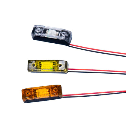 LED Kunststoff 2,2 V-3 V Warnleuchte Breite Lampe für DIY TAMIYA 1/14 RC Traktor Lkw Bulldozer Bagger Dumper R470 770S 3363 1851
