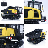 Verbesserter Super Frog T14R Panther 1/14 Fernbedienung Hydraulischer Raupenkipper RC Metallketten-Kipper Frsky X14 Radio