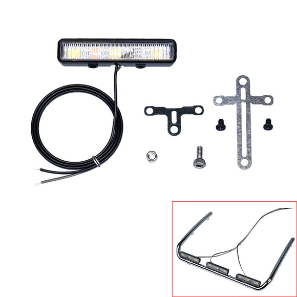 2,2 V-3 V LED-Kunststoff-Dachstrahler für DIY TAMIYA 1/14 RC Traktor-LKW-Crawler Geländewagen-Engineering-Fahrzeug-Hydraulikkipper