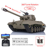 1/16 TK7.0 Henglong FPV M26 Ready To Run Radio Controlled Plastic Version Model Tank 3838 With 360 Turret Gearbox Barrel Recoil