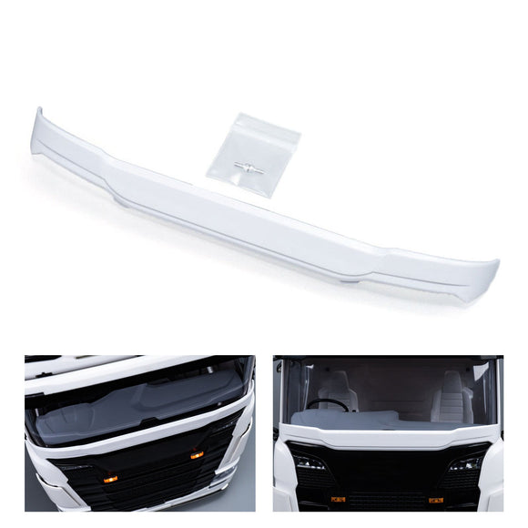 Kunststoff-Windschutzscheibenblende für 1/14 DIY Tamiya SC 770S Funksteuerungs-Sattelzugmaschine 56368 56371 RC-LKW-Automodell-Upgrade-Teil