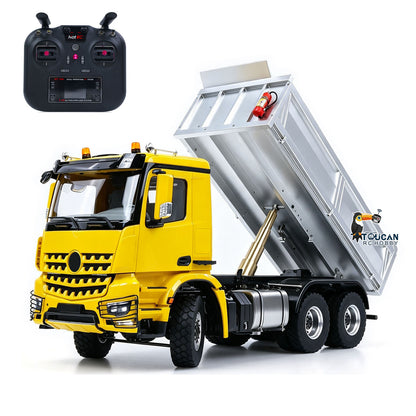 6*6 metall Chassis 1/14 RC Hydraulische Dumper 3348 2025T 2 Geschwindigkeit Getriebe Radio Controlled Kipper Modell Differential Achse licht Sound