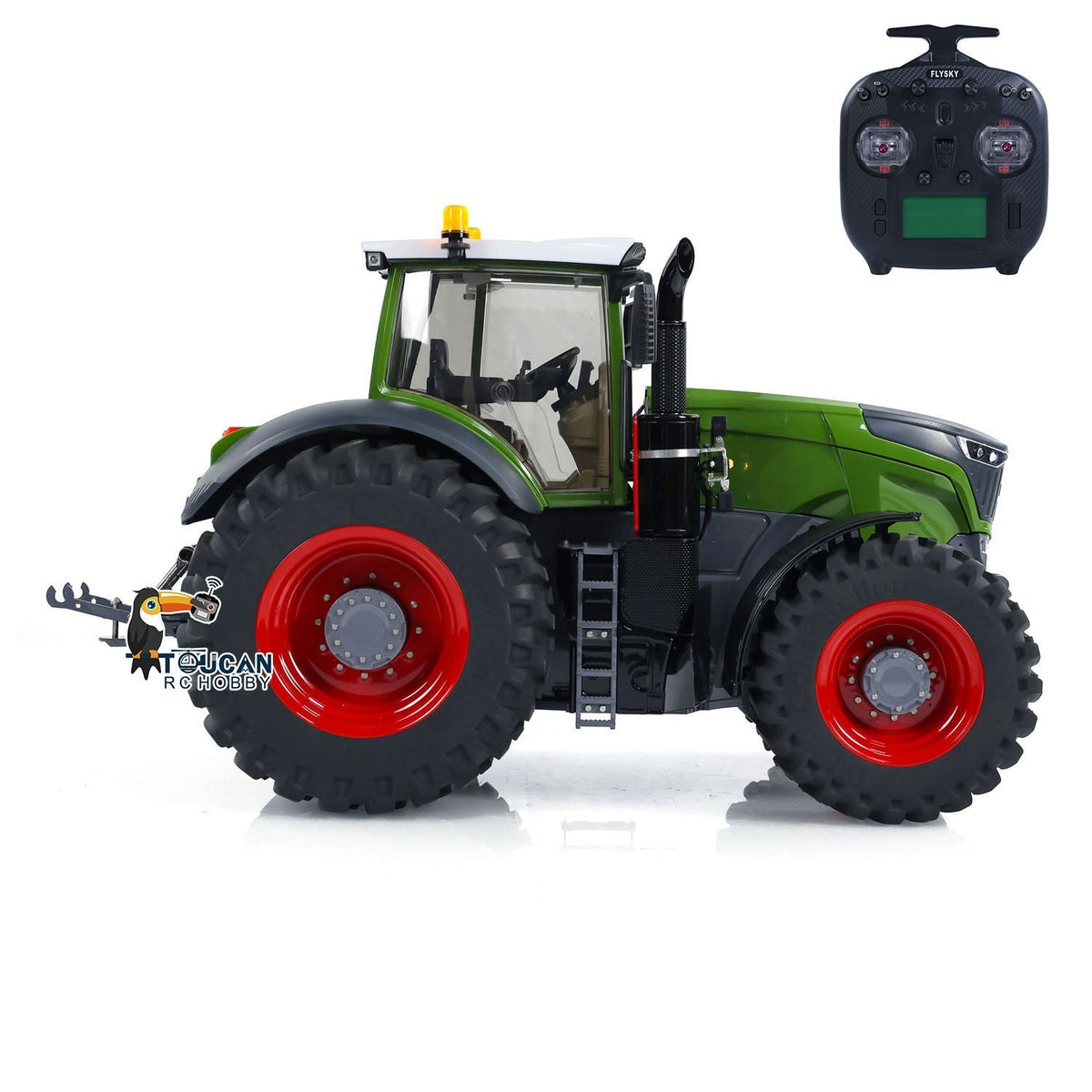 TOUCAN RC HOBBY LESU 1/16 4X4 1050 RC Tractors Metal Chassis Ready to Run Car Differential Lock Model FrSky ST8 ESC Servo Motor DIY Vehicle