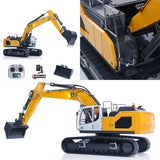 1/14 Hydraulic RC Metal Excavator Ready to Run for Model 945 Remote Control Trucks With Light Rotating Light Hydraulic System