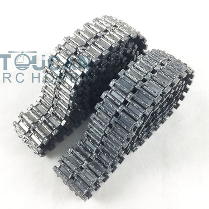 Metal Paired Single Linkages Tracks Sprockets Idlers Upper Hull Guard Plate Net For HL 1/16 Scale Russian T90 RC Tank 3938 Model