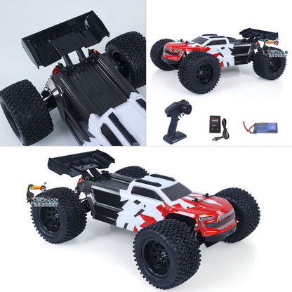 RTR 1002 1/10 4*4 RC Electric Racing Truck 90KM/H Remote Control Model Car 10KG Servo Nylon Frame Carbon Fiber Shock Towers