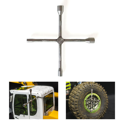 JDM-213 Metall-Kreuzschlitz 2,0/2,5/3,5/4,0 mm für DIY-Modell im Maßstab 1/14 RC-Lkw-Baggerlader