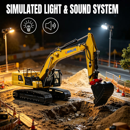 In Stock TOUCAN RC HOBBY Kabolite K961-100S PRO 1/18 RC Hydraulic Excavator Remote Control Digger 3-way Reversing Valve 360 Degrees Rotating Upper for Enthusiasts