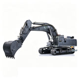 Pre-Order 1/12 Metal Hydraulic Remote Control Excavator LR976 6CH Valves RC Digger RTR Model Dual Pump Brushless Motor Light Sound System