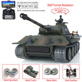 2.4GHz Henglong 1/16 Scale TK7.0 FPV Upgraded Metal Version German Panther V Remote Controlled Tank Moel 3819 360 Turret Sound