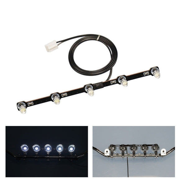 3-7V LED Kunststoff Scheinwerfer Scheinwerferplatine für DIY TAMIYA 1:14 Fernbedienung Traktor LKW Modell 3363 56348 Auto-Upgrade-Teile