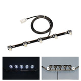 3-7V LED Plastic Head Lamp Spotlight Board for DIY TAMIYA 1:14 Remote Control Tractor Truck Model 3363 56348 Car Upgrade Parts