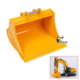 TOUCAN RC HOBBY Metal Ripper/Trapezoidal/Narrow Toothless/Toothed/Rake/Grille/Bucket for 1/12 Remote Control Hydraulic Excavator C395 LR976 EC650 Dual Pump RC Digger DIY Construction Model