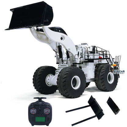 Toucanhobby L2350 1/14 Metal RC Hydraulic Loader Heavy Duty Giant Model Smoke Unit FlySky ST8 Remote Controller for Model Enthusiasts