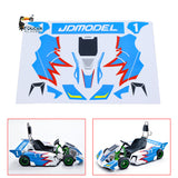 Kart Sticker Set 298B4 for JDM 298B 1/10 Semi Metal 4x2 Remote Control Racing Car Durable Decoration Unlimited Retrofit Model