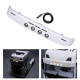 Plastic Sun Visor 5-9V LED Light for 1/14 Remote Control Tamiya Tractor Truck SC 770S 6X4 4X2 56373 RC Lorry Car Upgrade Part