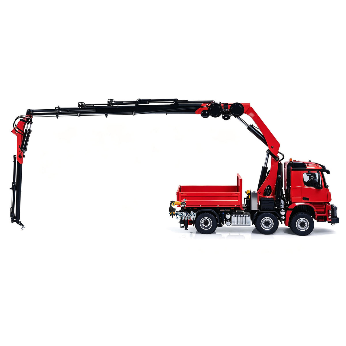 In Stock TOUCAN RC HOBBY 3363 Metal 1/14 2.4GHz Remote Control Tractor Truck Hydraulic Crane Fly Jib Arm 4151 AK 6*6 RC Agriculture Lorry Paladin PL18EV