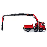 3363 Metal 1/14 2.4GHz Remote Control Tractor Truck Hydraulic Crane Fly Jib Arm 4151 AK 6*6 RC Agriculture Lorry Paladin PL18EV