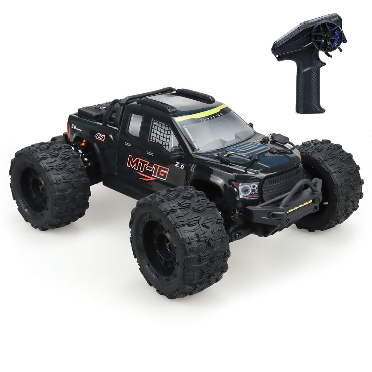 1/16 ZD Racing MT16 RC Truck 4x4 Remote Control Off Road Vehicle 2845 Brushless Motor 35A ESC Battery RTR Model Car