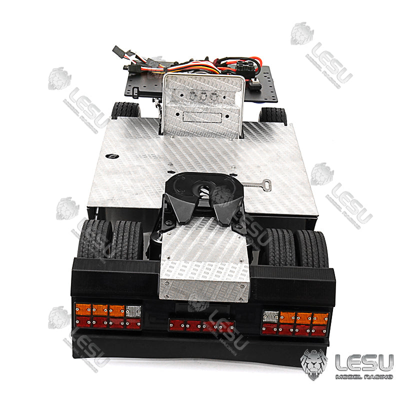 TOUCAN RC HOBBY LESU 1/14 Metal 4*4 Chassis 27T Motor Servo ESC Sound Lights System for 1/14 Remote Control Tractor Truck DIY RC Electronic Vehicles Model Parts