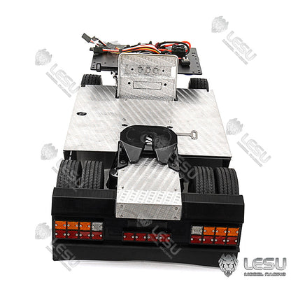 TOUCAN RC HOBBY LESU 1/14 Metal 4*4 Chassis 27T Motor Servo ESC Sound Lights System for 1/14 Remote Control Tractor Truck DIY RC Electronic Vehicles Model Parts