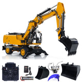 MTM 946-3 Metal 1/14 RC Hydraulic Excavator Construction Engineering Vehicle 8-ways Reserving Valves for Machinery Enthusiasts