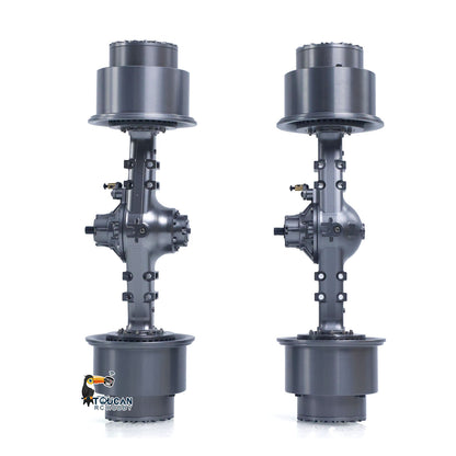 TOUCAN RC HOBBY JDM 198S Metal Front/Rear Axle/Wheel Hub Accessories for 1/14 RC Hydraulic Loader DIY Modified Vehicle Scale Model