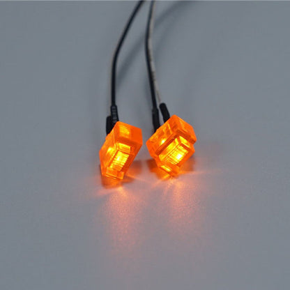Fußpedal-Licht, Kunststoff, 3 V, LED-Blinkerlampe für DIY TAMIYA 1:14 Fernbedienungs-Sattelzugmaschine R620 R470 Modellauto-Zubehör-Upgrade