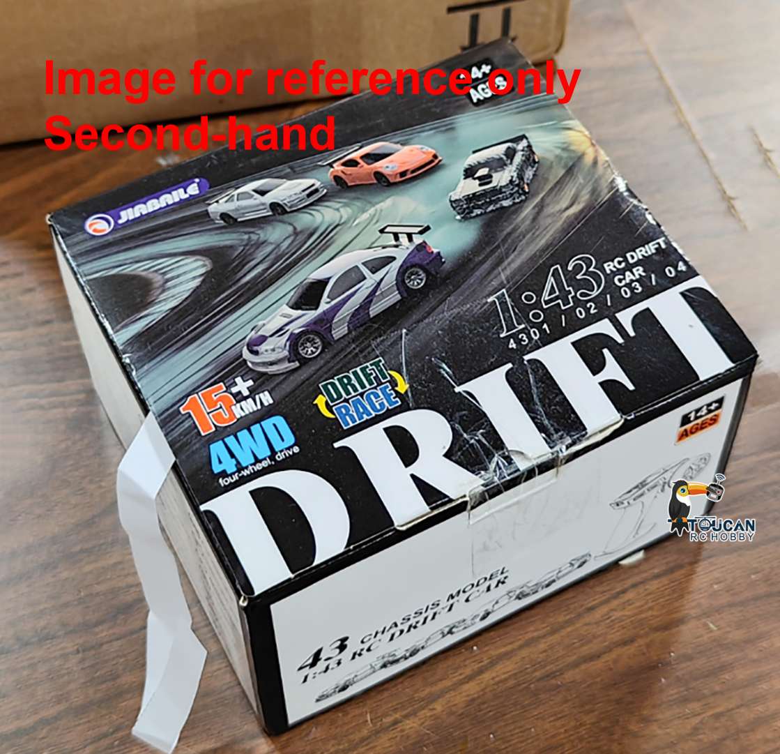 Fast Free Shipping Second-hand Products CA Stock 1/43 Radio Control Drift Car 4WD RC 2.4g Mini Race Car Toy High Speed Model