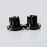 JDM Metal Rear/Front Wheelhub/Guard Rim for 1/14 RC Tractor Truck DIY Model Radio Control Engineering Vehicle Events