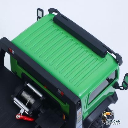 TOUCAN RC HOBBY Fast  Free Shipping 1/18 Remote Control Flatbed Truck 6*6 Electric RC Off Road Vehicle Model Metal Chassis Gear Light System Flysky Radio No Sounds