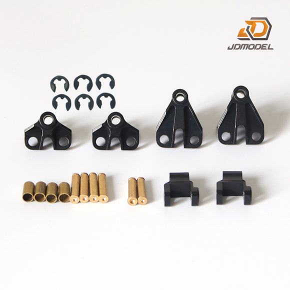 1:14 Scale RC Tractor Truck Front Suspension Metal for Remote Control Dump Truck Model Spare Parts Replacements Accessories