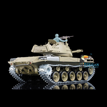 Henglong 1/16 TK7.0 USA Walker Bulldog 3839 RTR RC Tank FPV 360 Degrees Turret Smoke IR BB Unit Metal Tracks Gearbox Sprockets Wheels