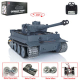 Henglong TK7.0 im Maßstab 1/16, verbesserte Metallversion, deutscher Tiger I, fahrbereit, RC-Panzer, 3818 Ketten, Kettenräder, Leiträder, Sound, Rauch
