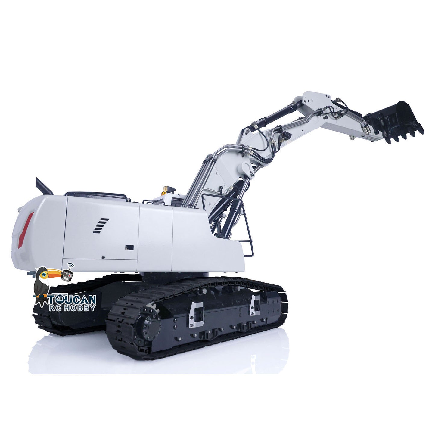 MTM 946-3 Metal 1/14 Excavator Hydraulic Ready to Operate with T12D 12-Channel Radio and 4MPa Pump, Comes with Bucket Ripper and Spare Parts Kit without Electronics