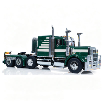 4. 1/14 TOUCAN GrandHauler 8x4 Truck with Smoke System and LED Lights Left Angle
