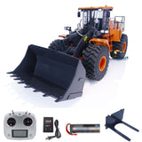 4. 1/14 XDRC 470 Hydraulic Loader with Flysky i6S Transmitter Top Down View  
