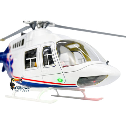 TOUCAN RC HOBBY FLYWING Bell 407 Remote Control Helicopter 470 Class Model Plane One Click Return Brushless Motor RTR Flysky I6S Radio Battery