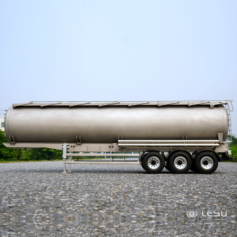 TOUCAN RC HOBBY LESU Metal 40Feet Oil Tank Gas-tanker Semi Trailer 1/14 RC Tractor Truck Model